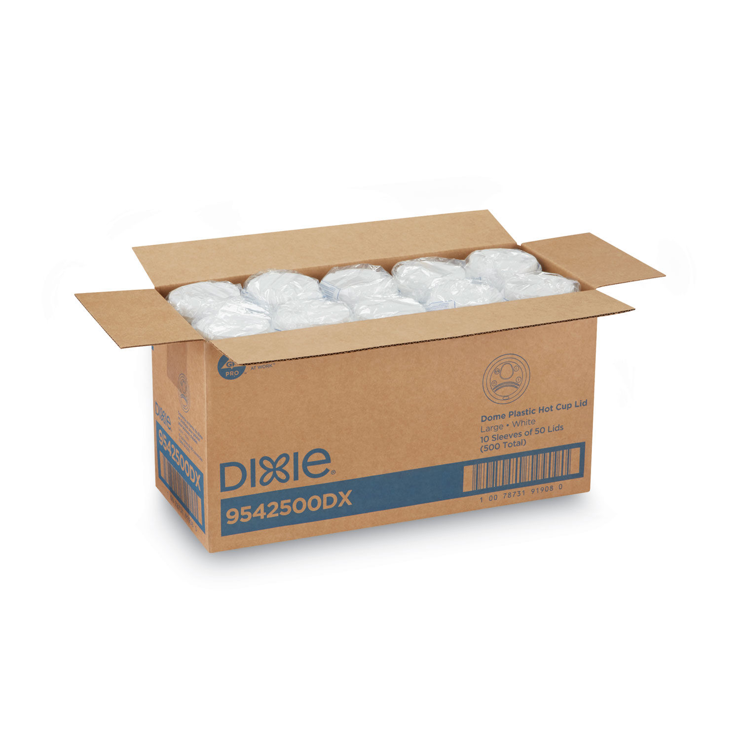 Dixie PerfecTouch Hot Cup Lids For 10 12 And 16 Oz Cups White Pack Of 50  Lids - Office Depot