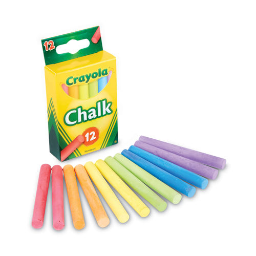 Crayola White Chalk 12 ea (Pack of 36)