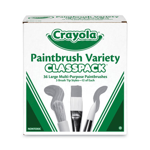 Crayola Art And Craft Paintbrush Set, 5 Count