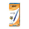 BICVLG11BE - Velocity Easy Glide Ballpoint Pen, Retractable, Medium 1 mm, Blue Ink, Translucent Blue Barrel, Dozen