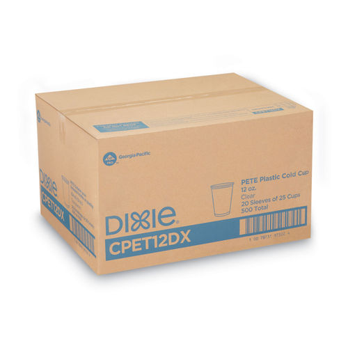 Dixie Crystal Clear Plastic Cups 12 Oz. Box Of 500 - Office Depot