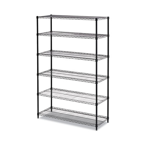 Alera 4-Tier 48 x 24 x 72 NSF Wire Rack