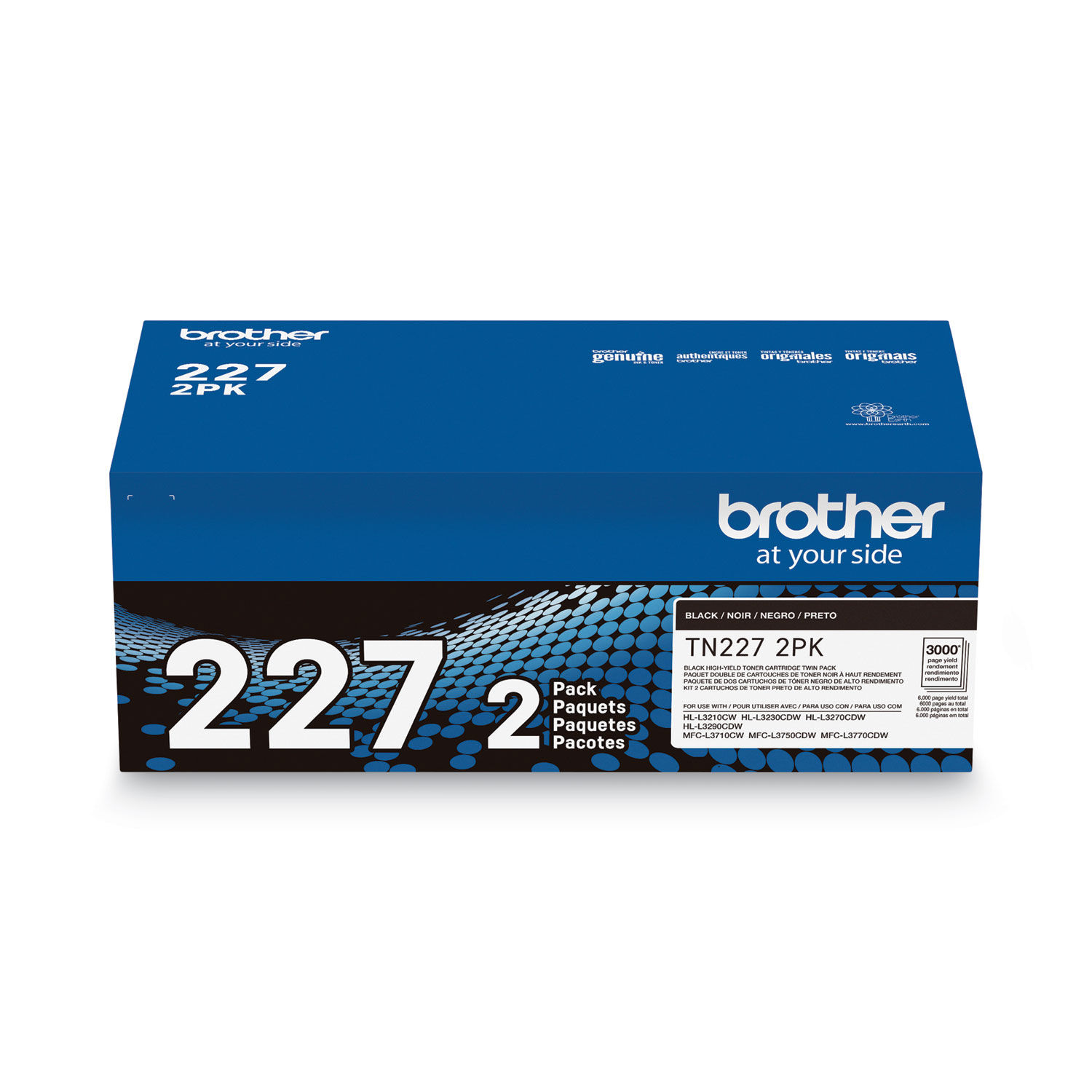 Pack de 4 toners originaux pour BROTHER DCP L3550CDW