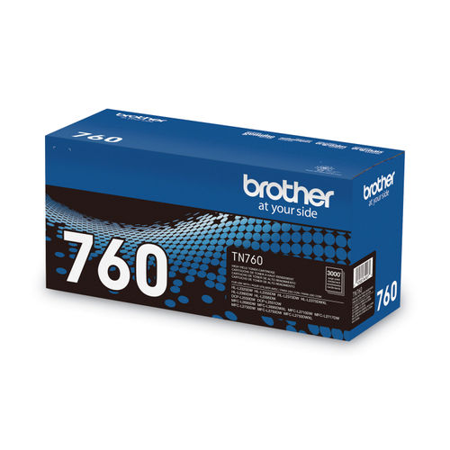 Brother Black TN760 High Yield Toner Cartridge