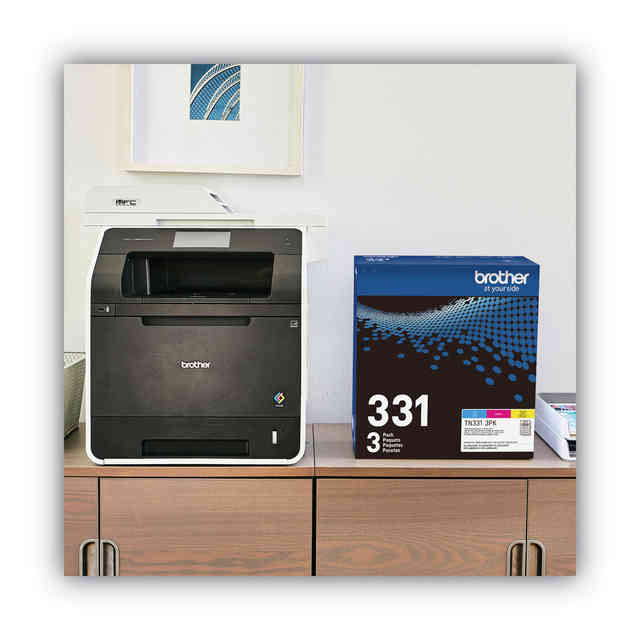 TN3313PK Toner, 1,500 Page-Yield, Cyan/Magenta/Yellow TN3313PK Toner, 1,500 Page-Yield, Cyan/Magenta/Yellow