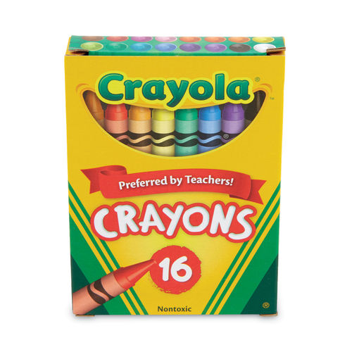 8 Large Assorted Color Crayons by Crayola 