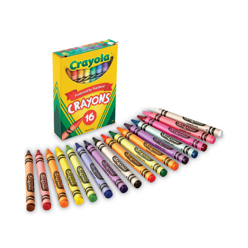 Crayola Classic Color Crayons, 96 Colors/Pack With Built-In Sharpener