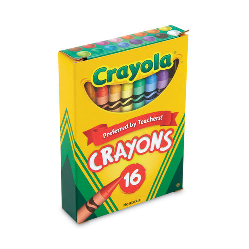 Bulk Crayons, Brown, Regular Size, 12 Per Box, 12 Boxes