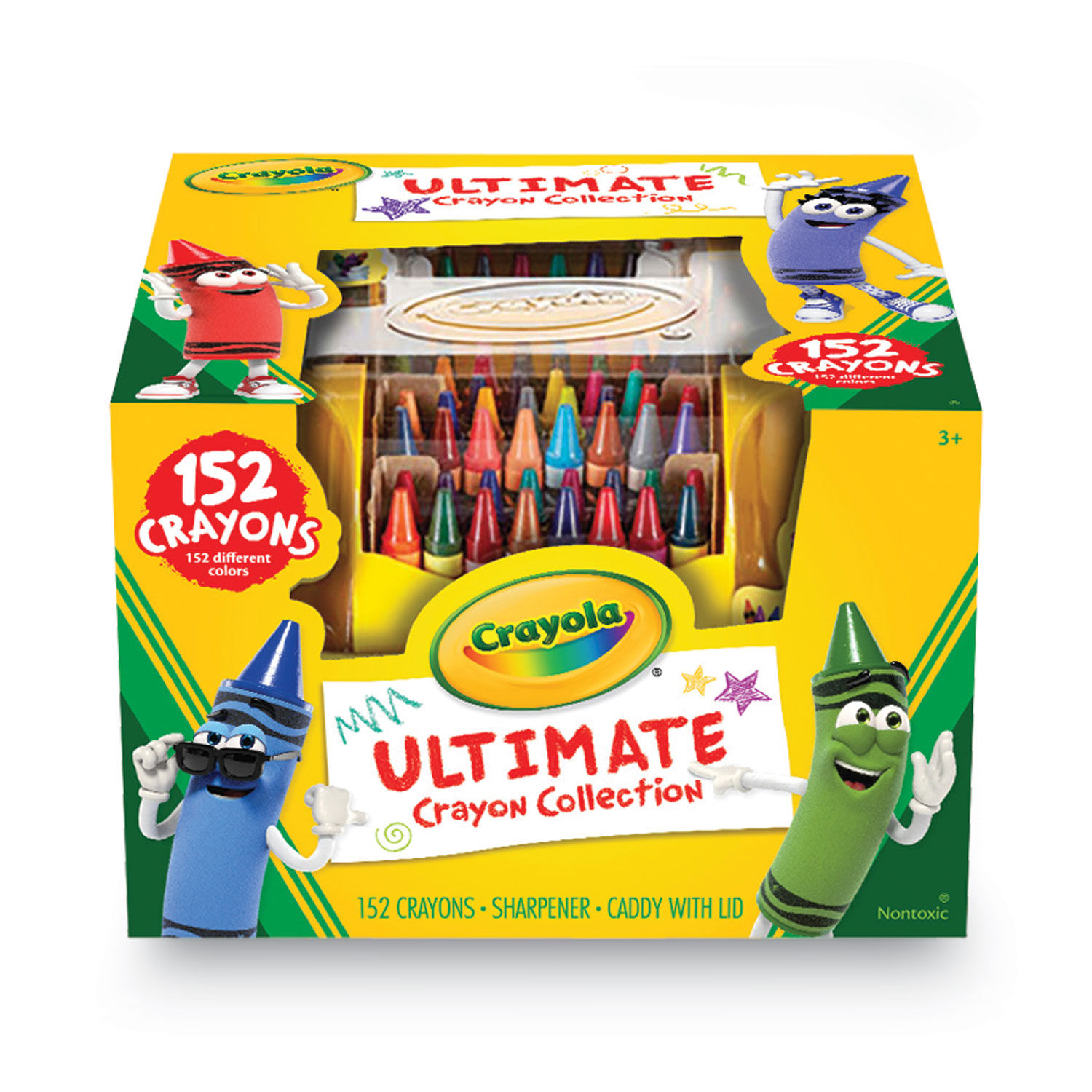 Crayola Jumbo Crayons 5 Assorted Colors 8 Crayons Per Box Set Of 6 Boxes -  Office Depot