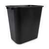 BWK28QTWBBLA - Soft-Sided Wastebasket, 28 qt, Plastic, Black