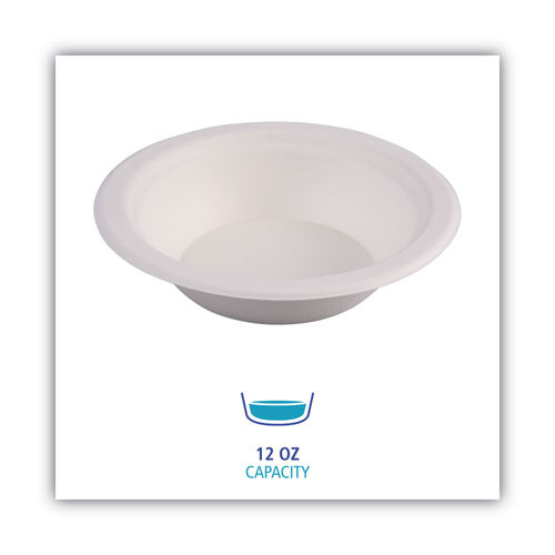  Basic Paper Dinnerware, Bowls, 12oz, White, 1000/Carton :  Health & Household