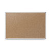 MEA85360 - Economy Cork Board with Aluminum Frame, 24 x 18, Tan Surface, Silver Aluminum Frame