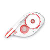 UNV75610 - Side-Application Correction Tape, Transparent Red Applicator, 0.2" x 393", 6/Pack