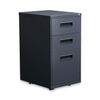 ALEPABBFCH - File Pedestal, Left or Right, 3-Drawers: Box/Box/File, Legal/Letter, Charcoal, 14.96" x 19.29" x 27.75"