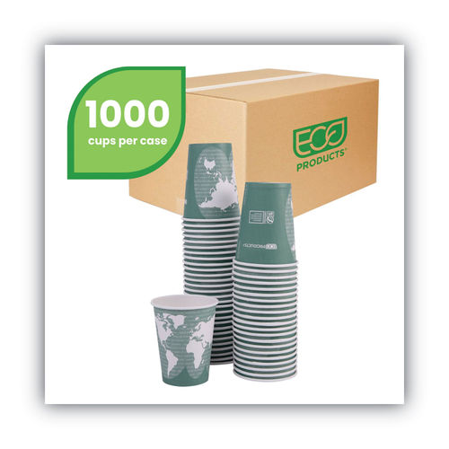 ECO-PRODUCTS,INC. Eco-Products World Art Hot Beverage Cups - ECOEPBHC12WA 