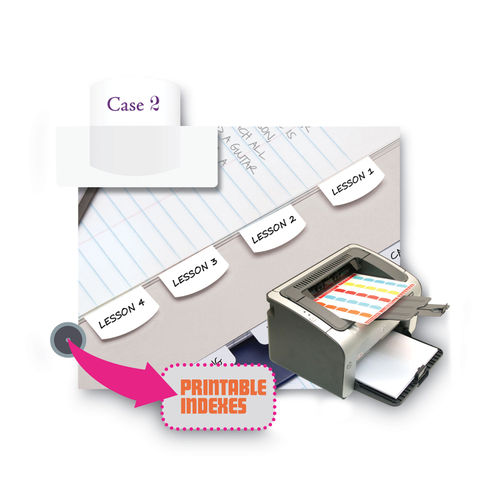 Laser Printable Index Tabs by Redi-Tag® RTG33117 | OnTimeSupplies.com