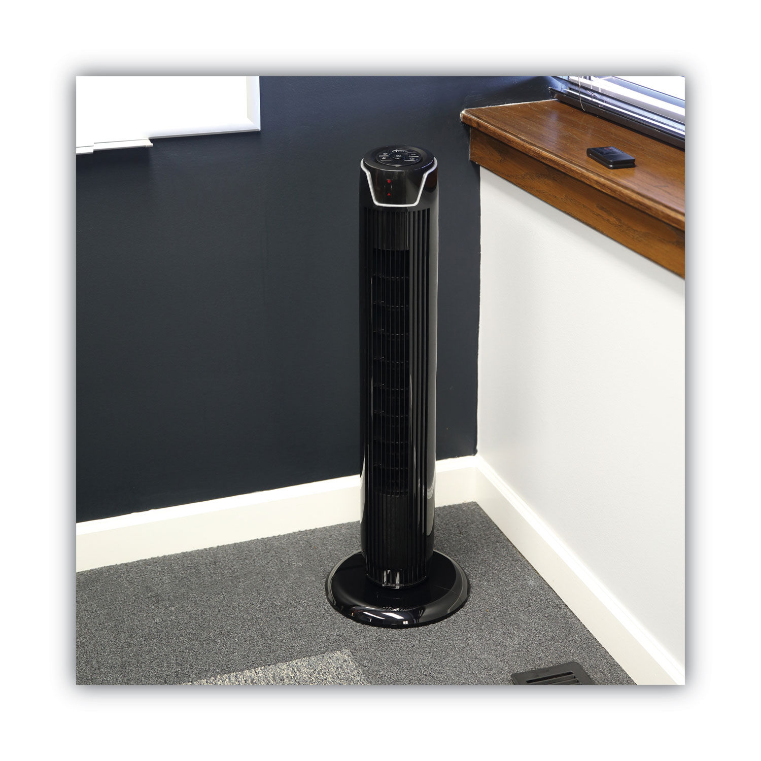 36 3-Speed Oscillating Tower Fan with Remote Control by Alera® ALEFAN363 |  OnTimeSupplies.com