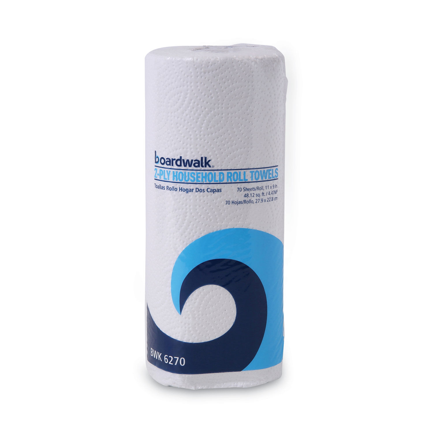 Marcal 100% Recycled Roll Towels, 2-Ply, 5 1/2 x 11, 140/Roll, 24 Rolls/Carton