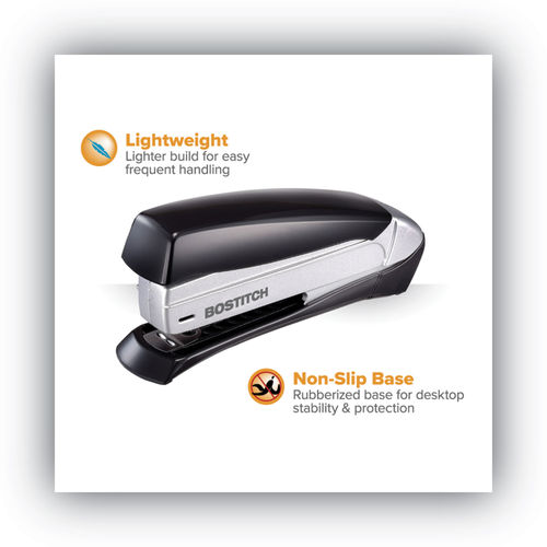 Bostitch Spring Powered Premium Heavy Duty Stapler BlackSilver - Office  Depot