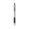 PIL32220 - EasyTouch Ballpoint Pen, Retractable, Medium 1 mm, Black Ink, Clear Barrel, Dozen