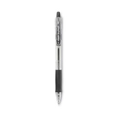 PIL32220 - EasyTouch Ballpoint Pen, Retractable, Medium 1 mm, Black Ink, Clear Barrel, Dozen