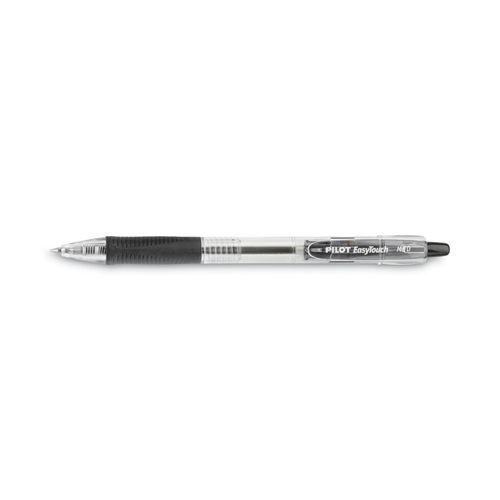 Pilot EasyTouch Refillable & Retractable Ballpoint Pens, Medium Point, Black Ink, 12-Pack (32220)