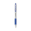 PIL32221 - EasyTouch Ballpoint Pen, Retractable, Medium 1 mm, Blue Ink, Clear Barrel, Dozen