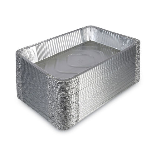 Karat Full Size Standard Aluminum Foil Deep Steam Table Pans - 50 Pcs