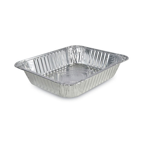 5 lb. Loaf Aluminum Disposable Pans *Case of 100*, Size: 2, Silver