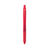 PENBL107B - EnerGel-X Gel Pen, Retractable, Medium 0.7 mm, Red Ink, Translucent Red/Red Barrel, Dozen