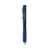 PENZE22C - Clic Eraser Grip Eraser, For Pencil Marks, White Eraser, Blue Barrel