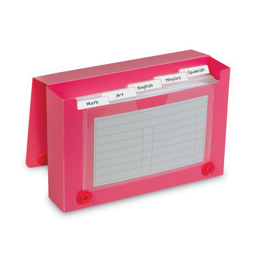 C-Line Index Card Case, 4 x 6, Assorted Colors (CLI58046)