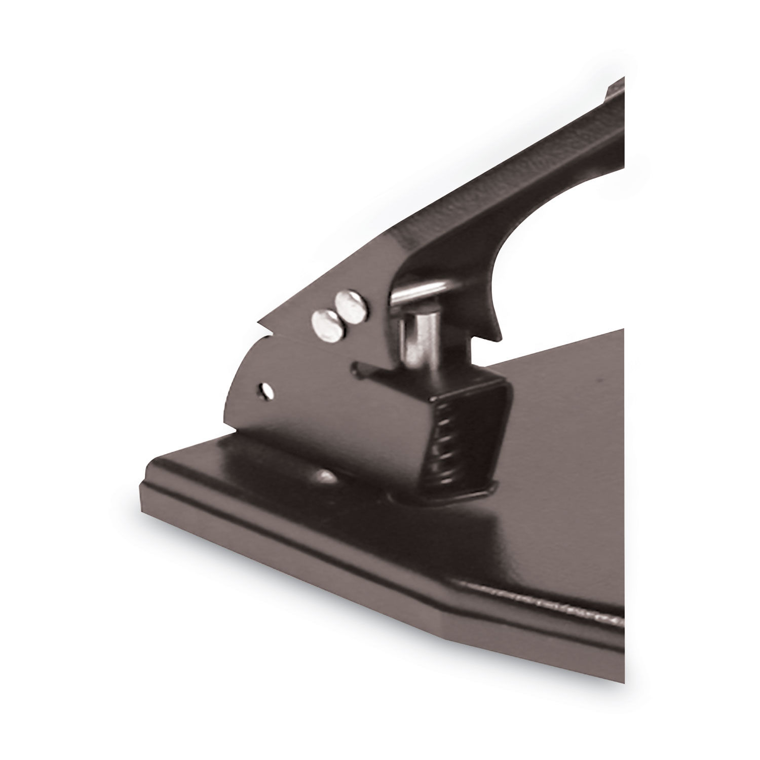 Master Products 40-Sheet Heavy-Duty Three-Hole Punch with Gel Padded  Handle, 9/32 Holes, Black