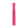 UNV08865 - Desk Highlighters, Fluorescent Pink Ink, Chisel Tip, Pink Barrel, Dozen