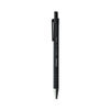 UNV15520 - Ballpoint Pen, Retractable, Fine 0.7 mm, Black Ink, Black Barrel, Dozen