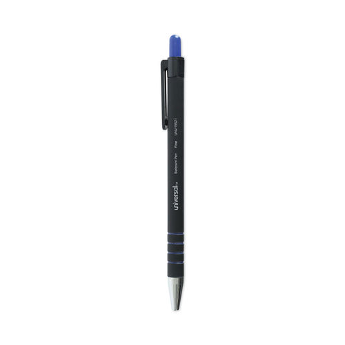 Paper Mate 0.8 mm ComfortMate Fine Retractable Ballpoint Pens - Black - 12 pack