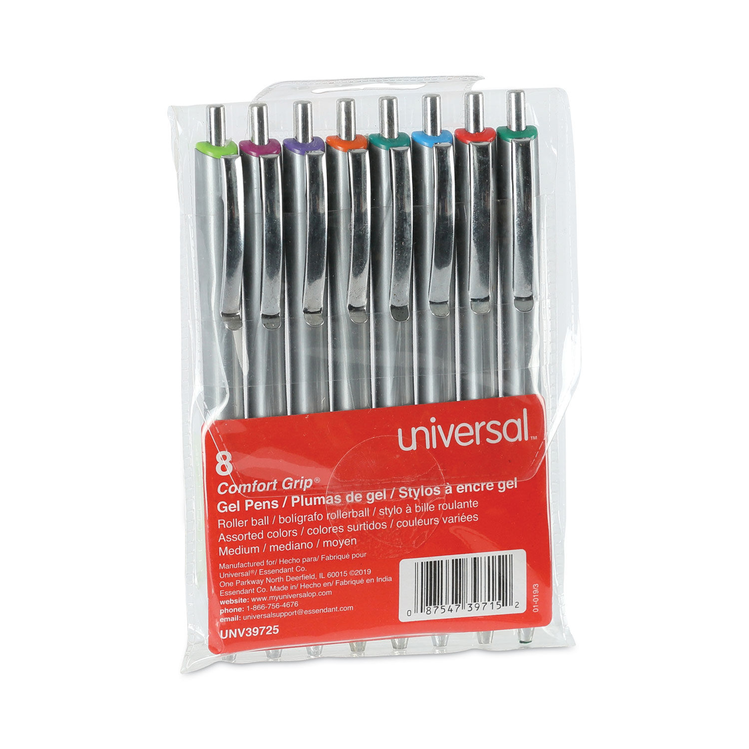 Comfort Grip Gel Pen by Universal™ UNV39725