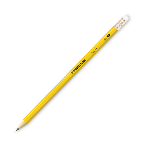 No. 2 Pencil Value Pack, HB (#2), Black Lead, Yellow Barrel, 144/Box