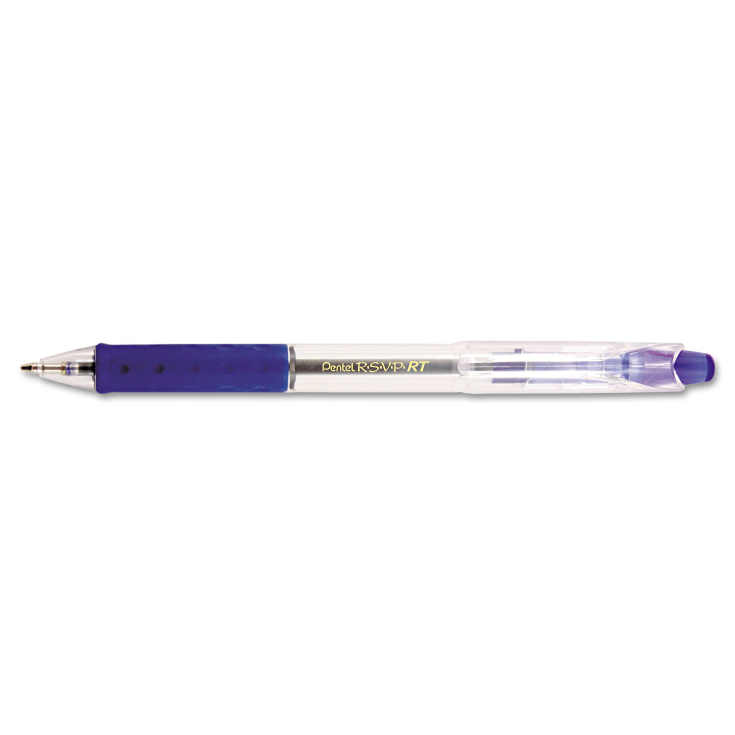 Pentel R.S.V.P. Ballpoint Stick Pen Violet Ink Medium Point 1 EA