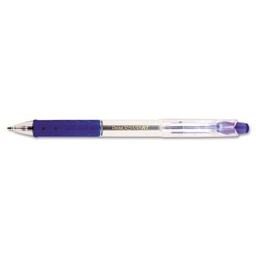 Pentel R.s.v.p. Refillable Ballpoint Pen, 1 Mm Medium Tip, Violet