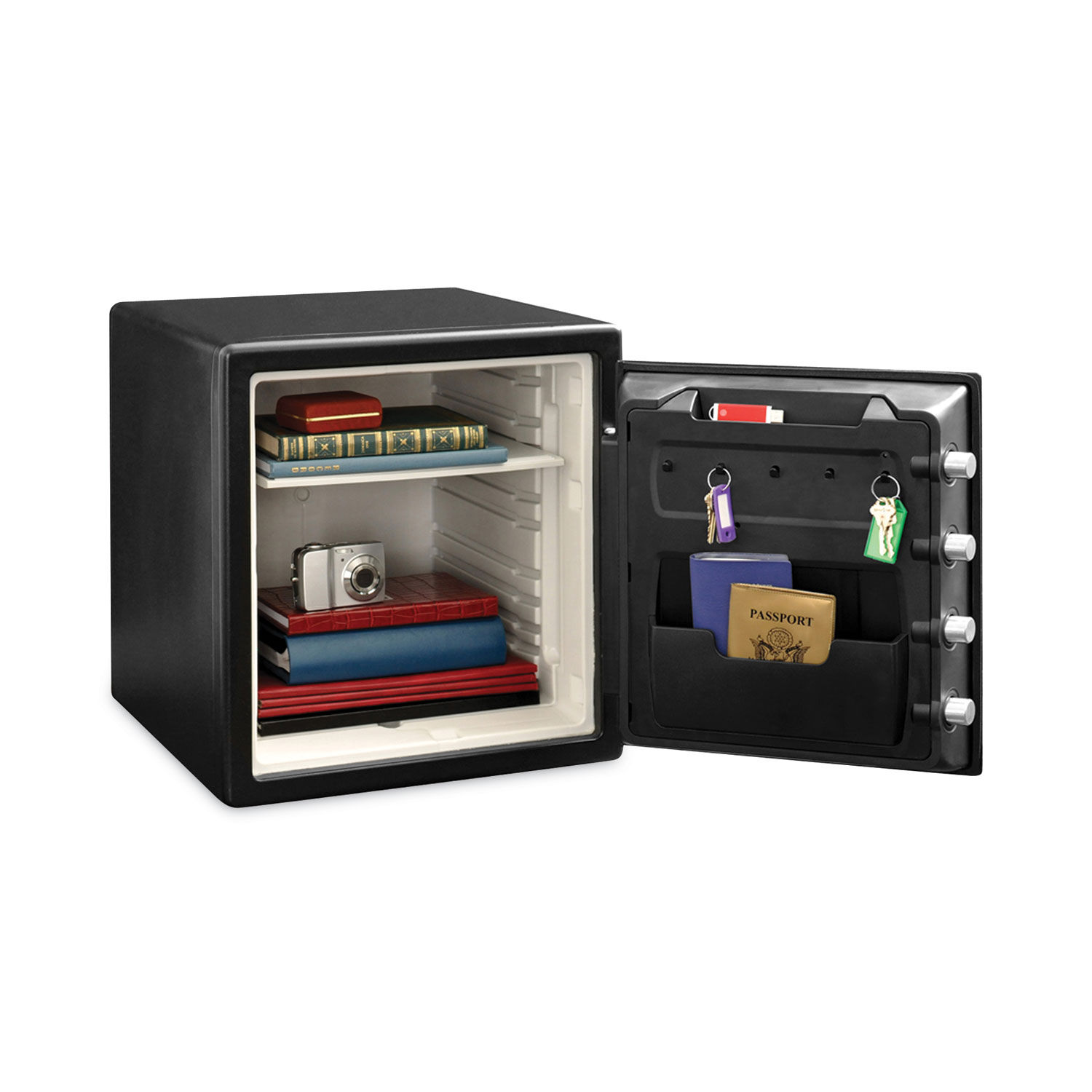 Fire-Safe with Biometric and Keypad Access by Sentry® Safe SENSFW123BSC 