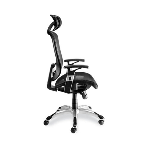 Union & Scale UOS59460VCC Flexfit Hyken Mesh Task Chair Black & Silver