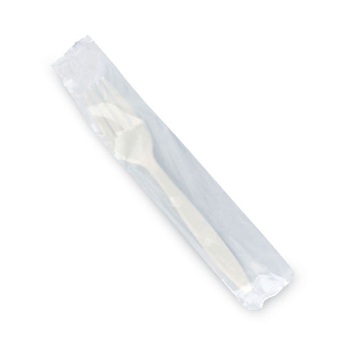 Individually Wrapped Heavyweight PLA Forks by Emerald™ DFDPME01222