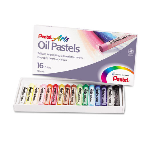 PENPHN16 - Oil Pastel Set with Carrying Case