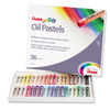 PENPHN36 - Oil Pastel Set With Carrying Case, 36 Assorted Colors, 0.38 dia x 2.38", 36/Pack