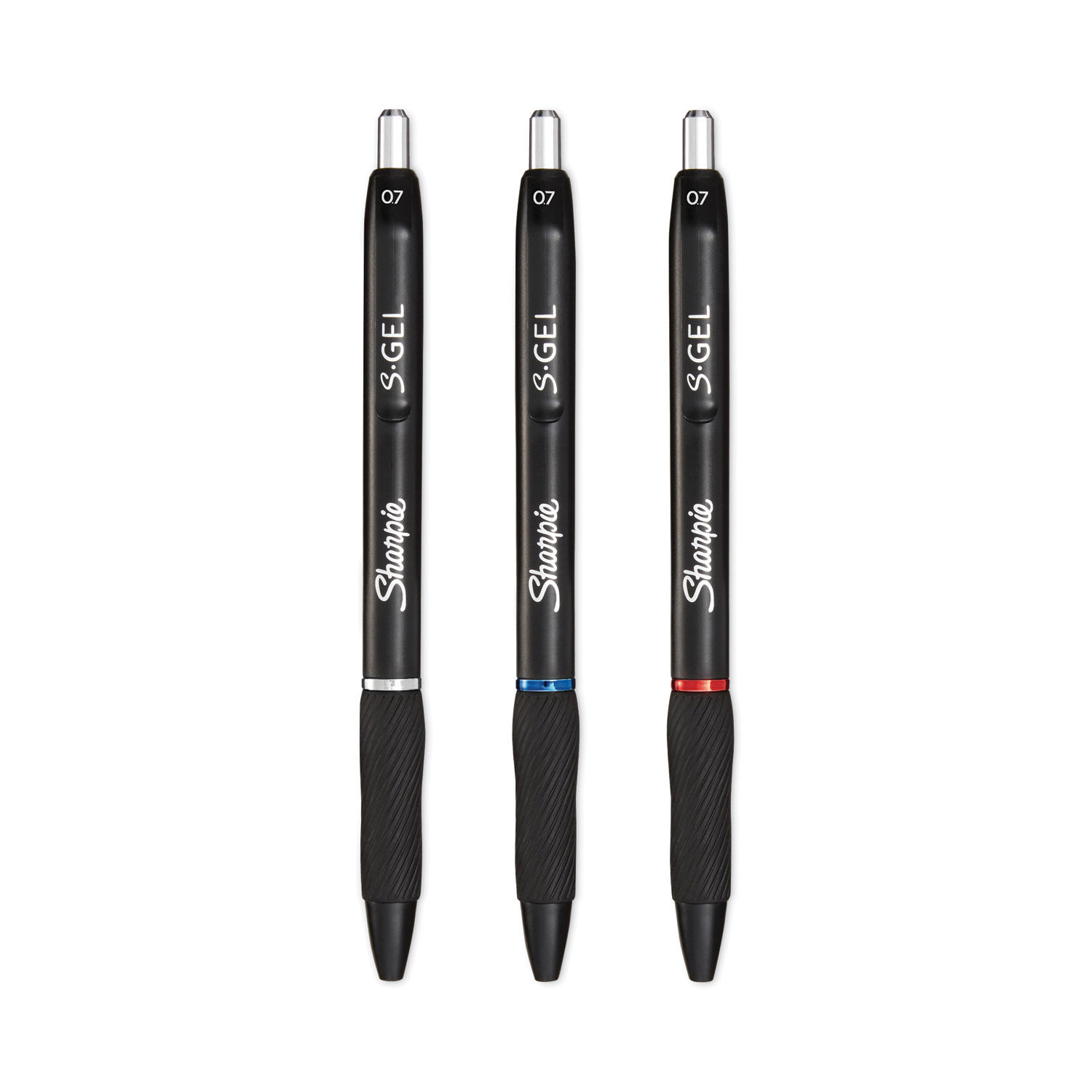 S-Gel High-Performance Gel Pen, Retractable, Medium 0.7 mm, Blue Ink, Black  Barrel, Dozen - mastersupplyonline