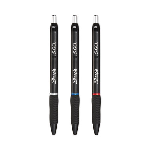 Sharpie S-Gel Pens, Black Ink, Medium (0.7 mm) - 4 pens