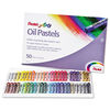 PENPHN50 - Oil Pastel Set With Carrying Case, 45 Assorted Colors, 0.38' dia x 2.38", 50/Pack