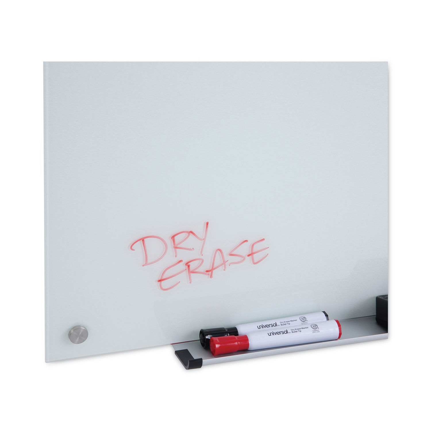Frameless Glass Marker Board by Universal® UNV43232