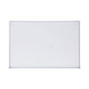 UNV43623 - Melamine Dry Erase Board with Aluminum Frame, 36 x 24, White Surface, Anodized Aluminum Frame